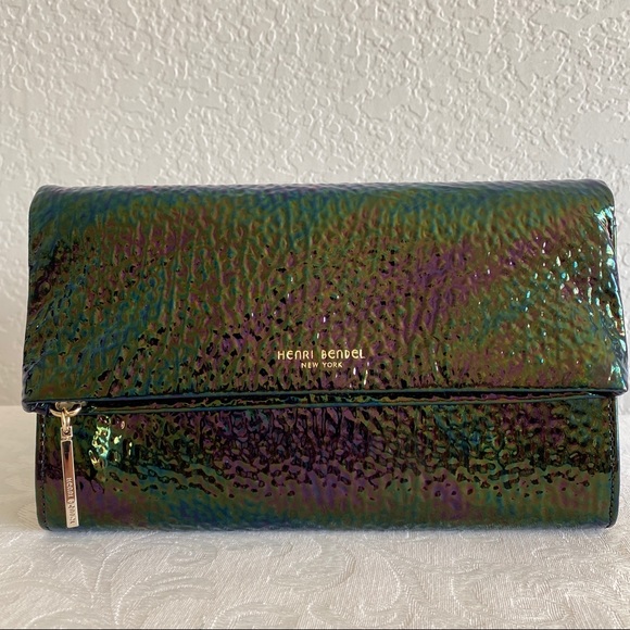 henri bendel Handbags - henri bendel iridescent leather chain strap bag